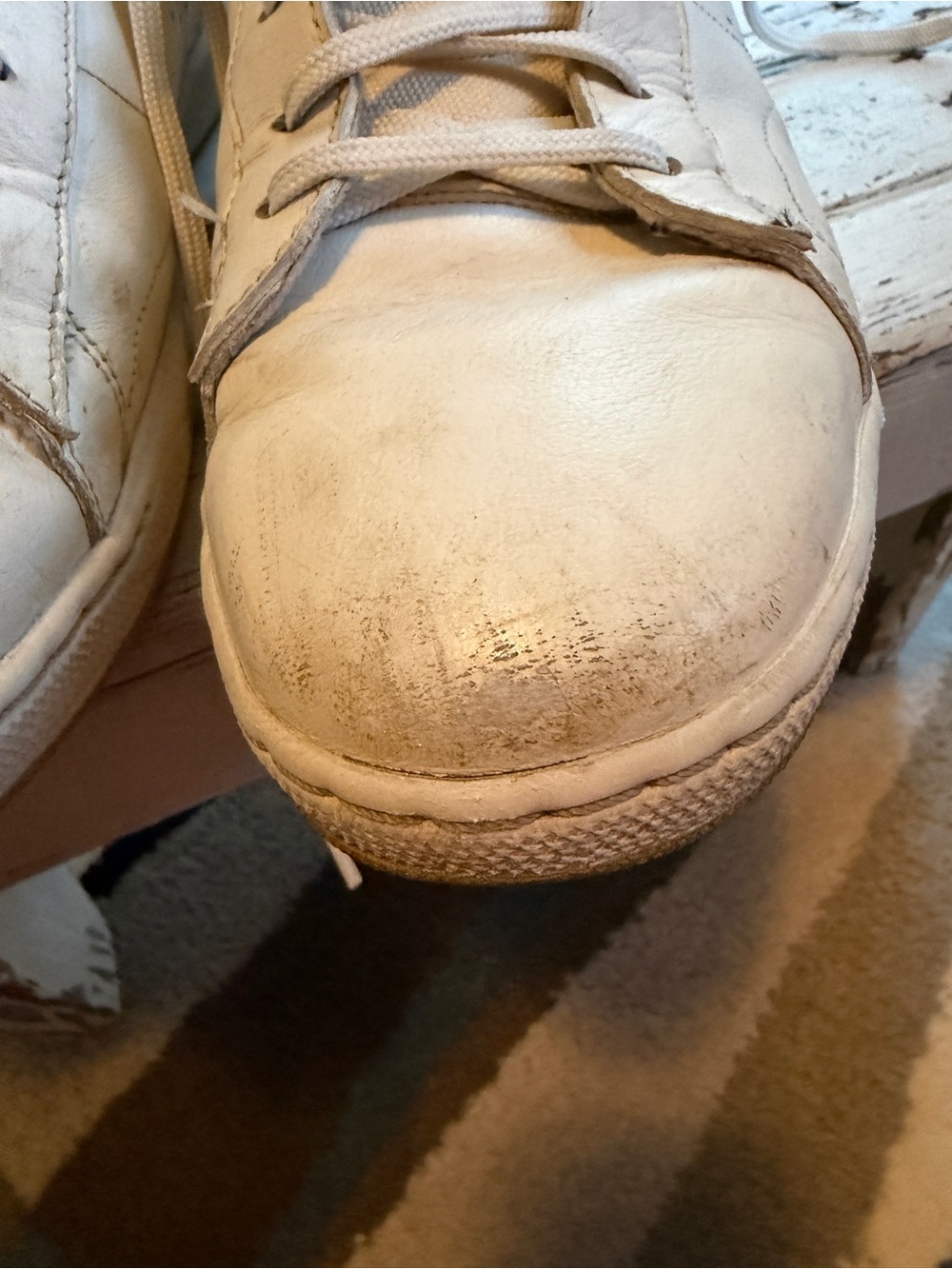 NIKE Leather Tennis Sneaker - Picture 12 of 12